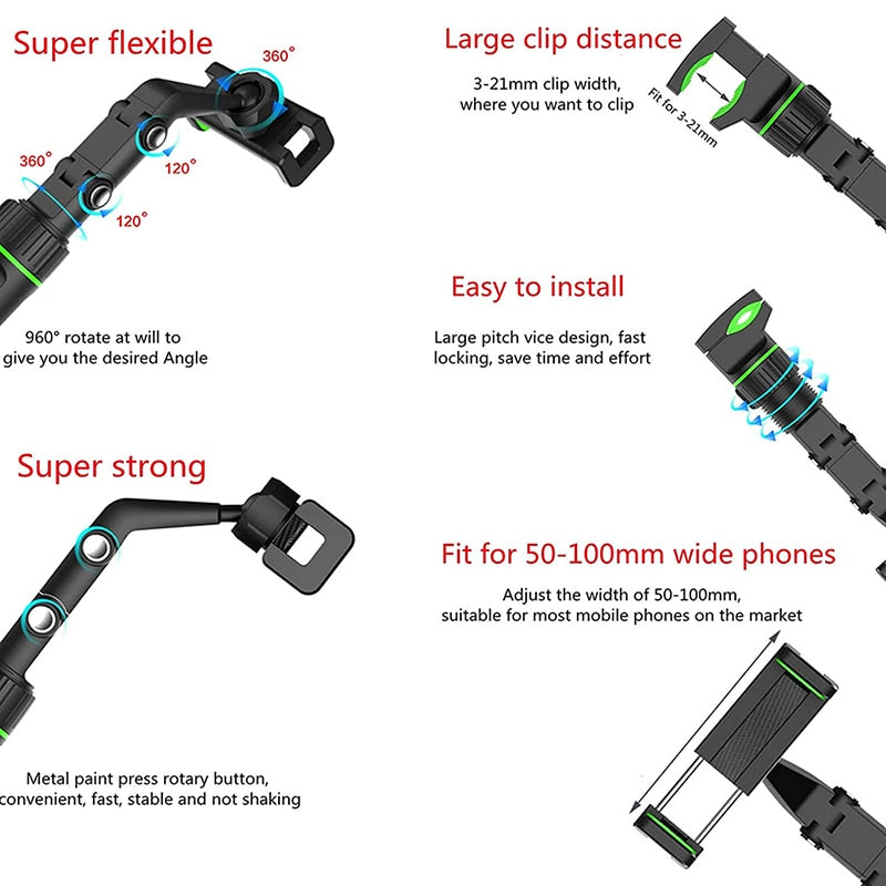 Car Phone Holder Rotatable Bracket - Atlantic Shopping Mall