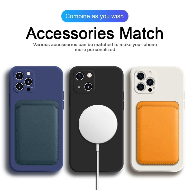 Magnetic Liquid Silicone Case For iPhones - Atlantic Shopping Mall