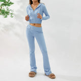 Spring Knitted Women's Two Piece Sets - Atlantic Shopping Mall