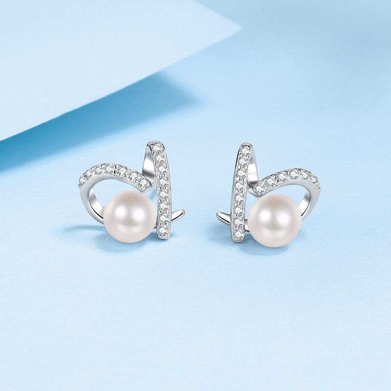 Freshwater Pearl Engagement Stud Earring - Atlantic Shopping Mall