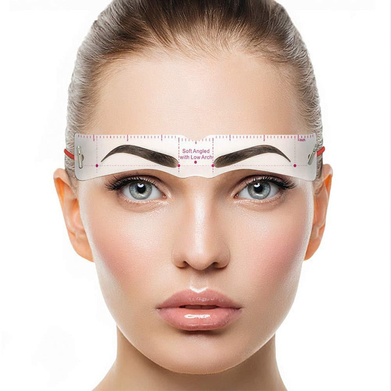 Ensemble de pochoirs à sourcils DIY réutilisables, 12 styles