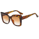 Rectangle Big Frame Cat Eye Sunglasses - Atlantic Shopping Mall