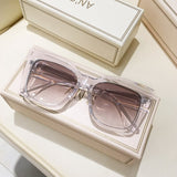 Rectangle Big Frame Cat Eye Sunglasses - Atlantic Shopping Mall