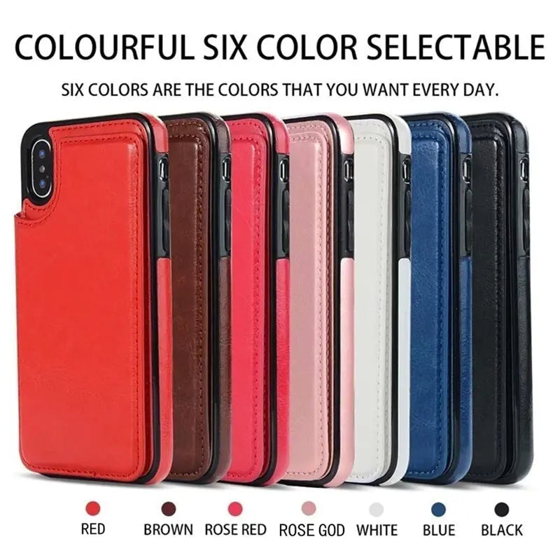 Wallet Leather Case For Samsung Back Flip Cover