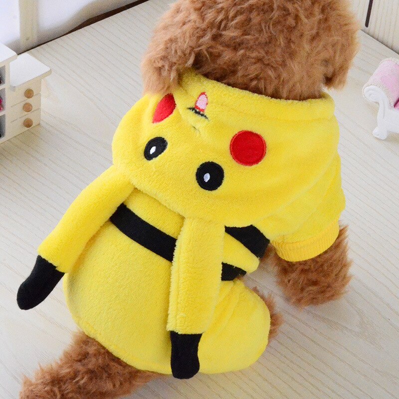 Cute Pikachu Pet Winter Jacket - Atlantic Shopping Mall