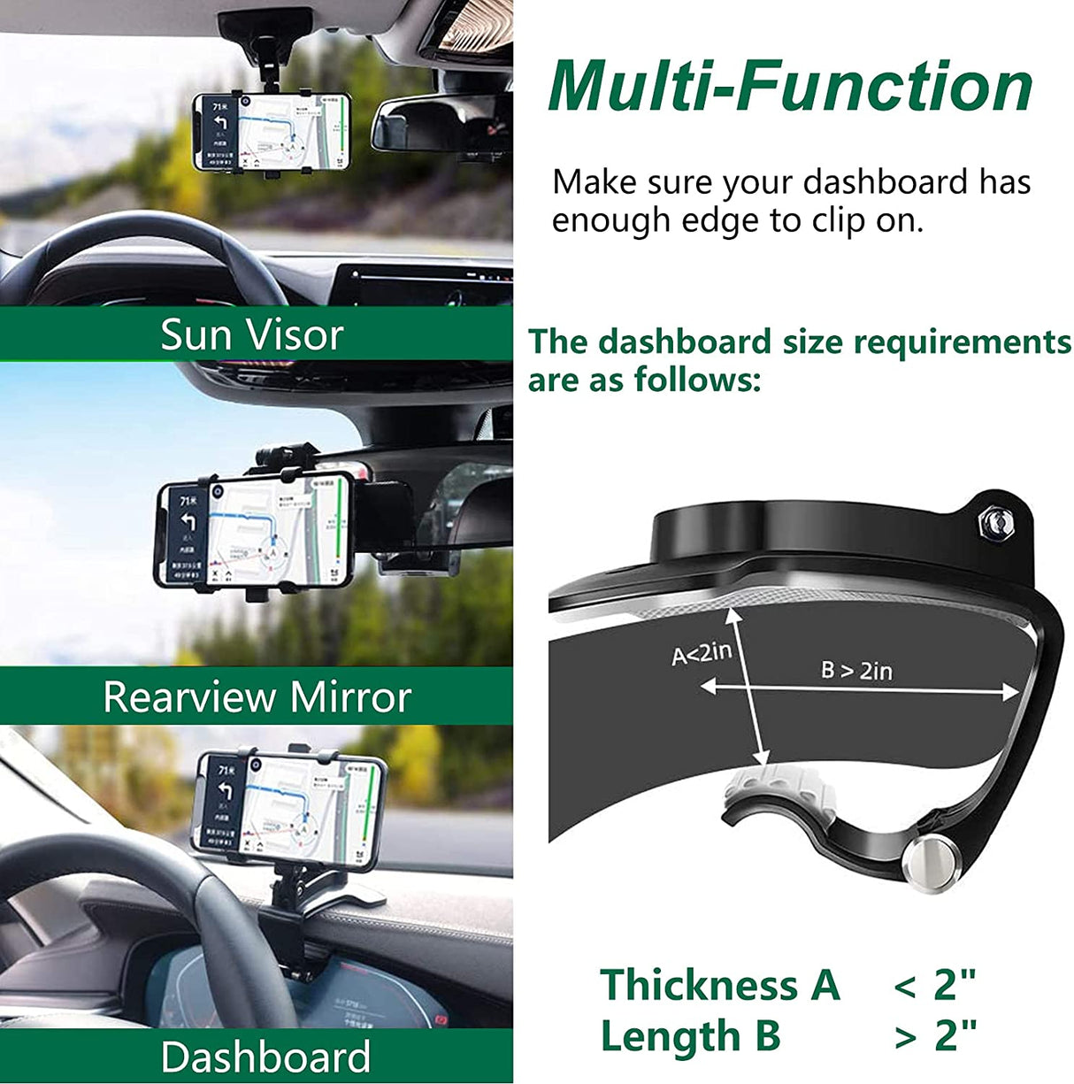 Dashboard Car Phone Holder - Atlantic Shopping Mall