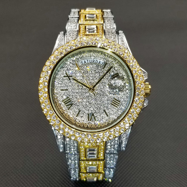 Full Iced Crystal Watch - Atlantic Shopping Mall