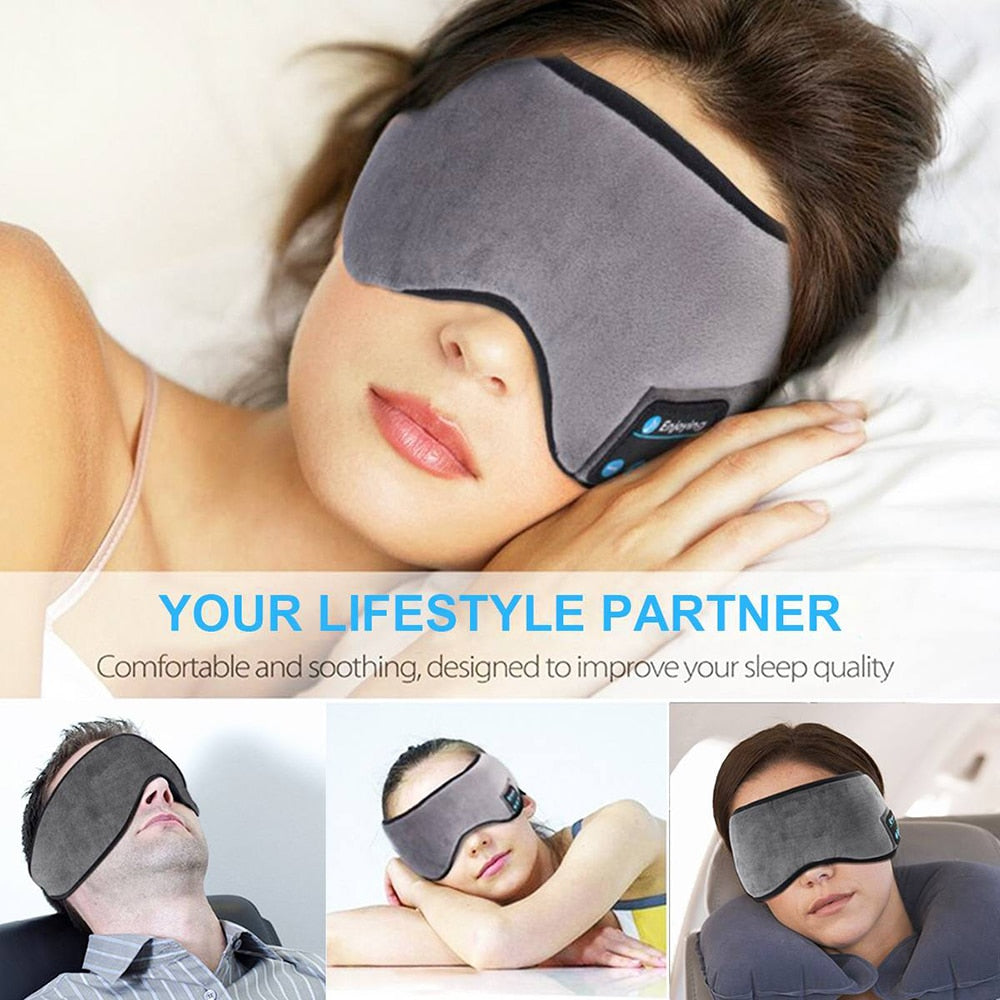 Bluetooth Sleeping Headphones Eye Mask