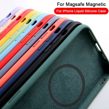 Magnetic Liquid Silicone Case For iPhones - Atlantic Shopping Mall