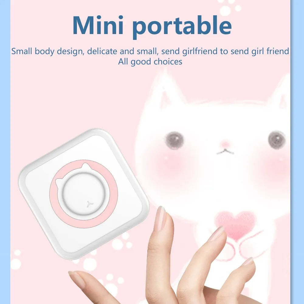 Portable Mini Printer - Thermal Stickers - Atlantic Shopping Mall